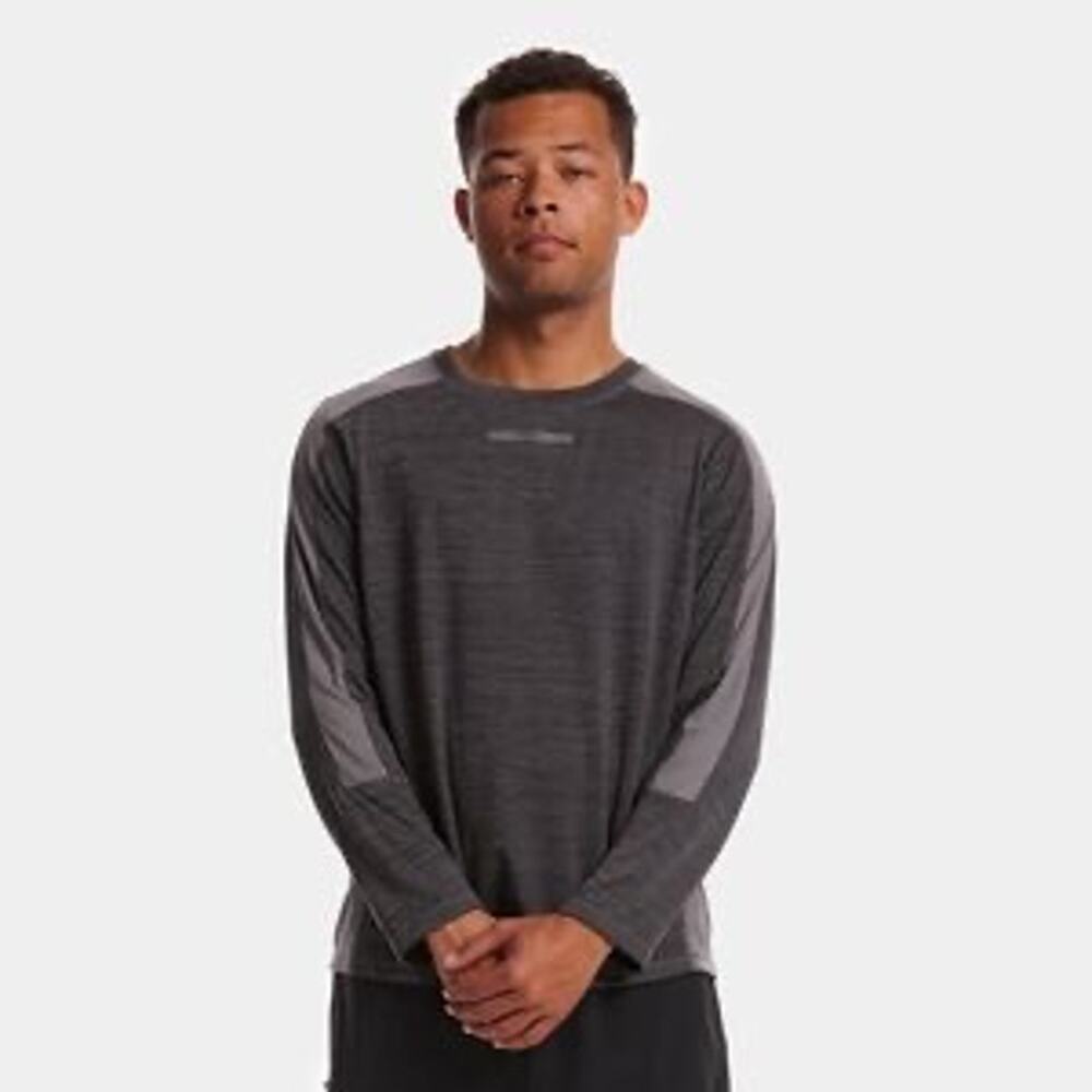 WHITESPACE Gray Performance Long-Sleeve T-Shirt